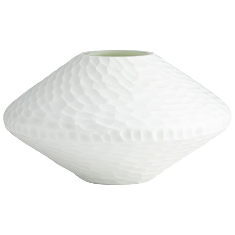 Cyan Design - Buttercream Vase in White - 07314
