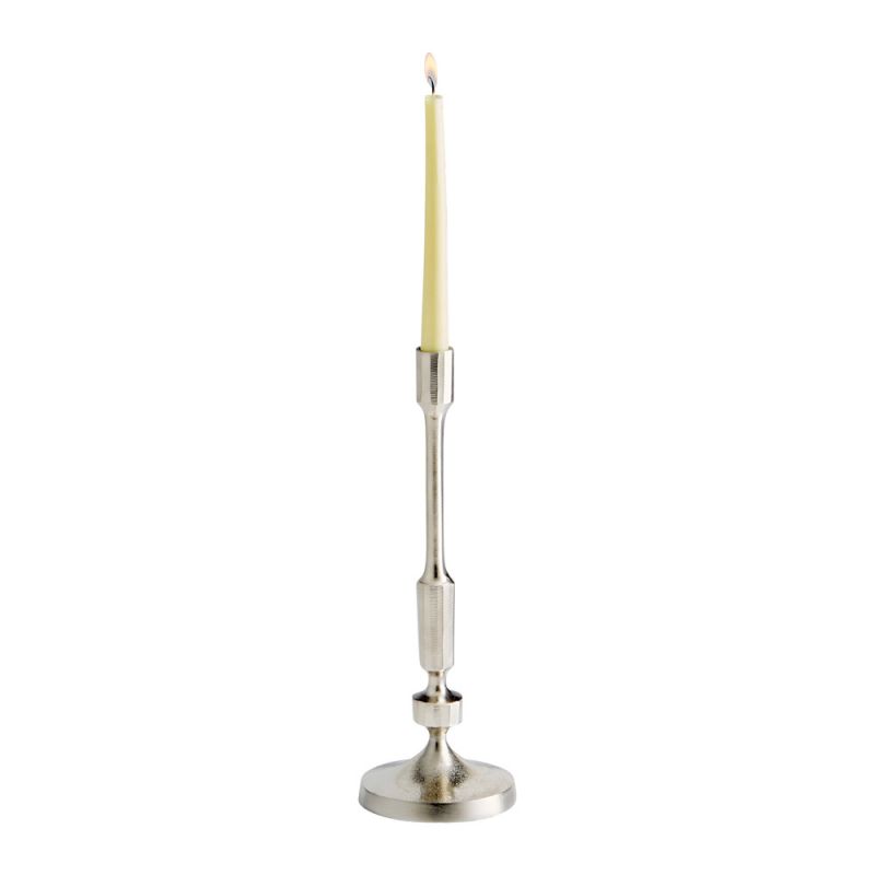 Cyan Design - Cambria Candleholder in Nickel - Small - 10205