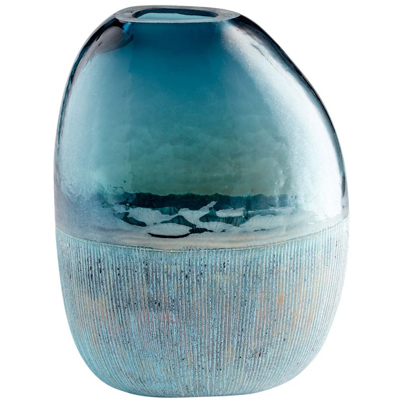 Cyan Design - Cape Caspian Vase in Blue - Large - 11073