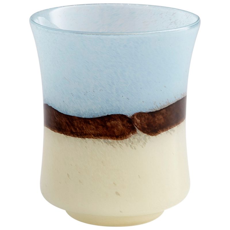 Cyan Design - Carmel By The Sea Vase in Brown and Ivory - Small - 08811