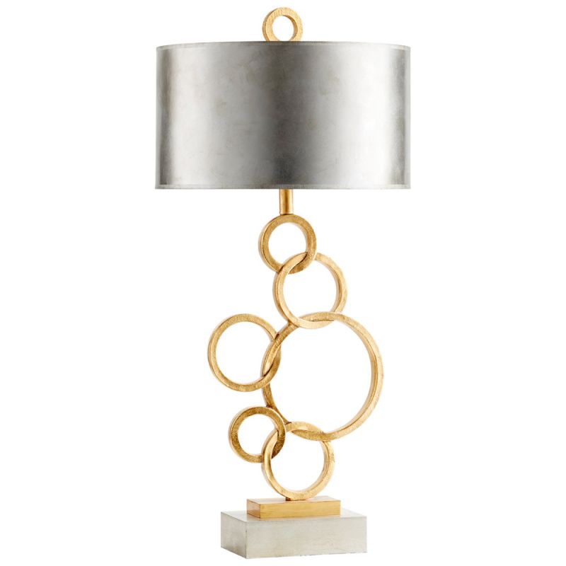 Cyan Design - Cercles Table Lamp in Silver and Gold - 10984