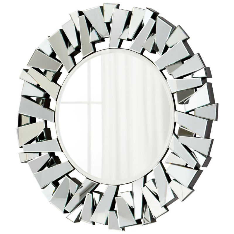 Cyan Design - Circle Cityscape Mirror in Clear - 05938