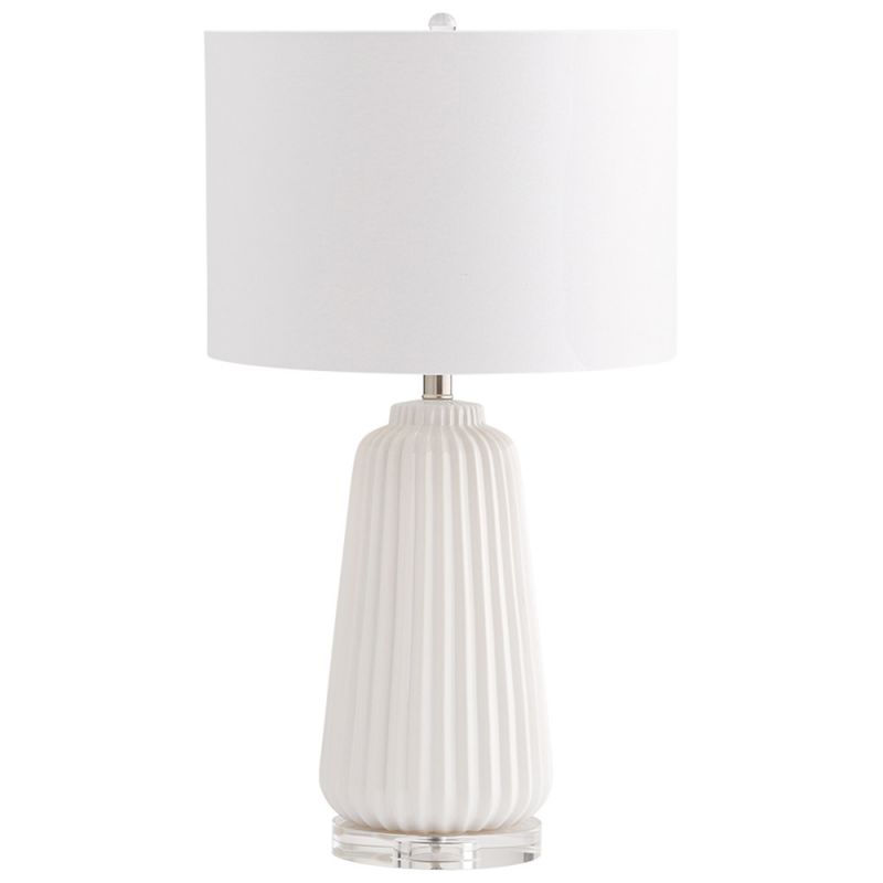 Cyan Design - Delphine Table Lamp in White - 07743