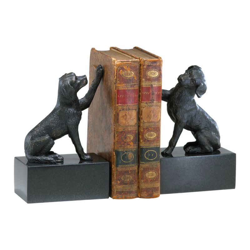 Cyan Design - Dog Bookends S/2 in Old World - 02817