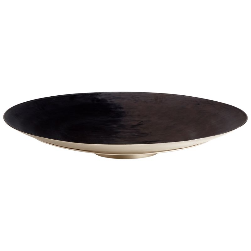 Cyan Design - Dual Tone Plate in Matt and Black Pearl - Medium - 10691