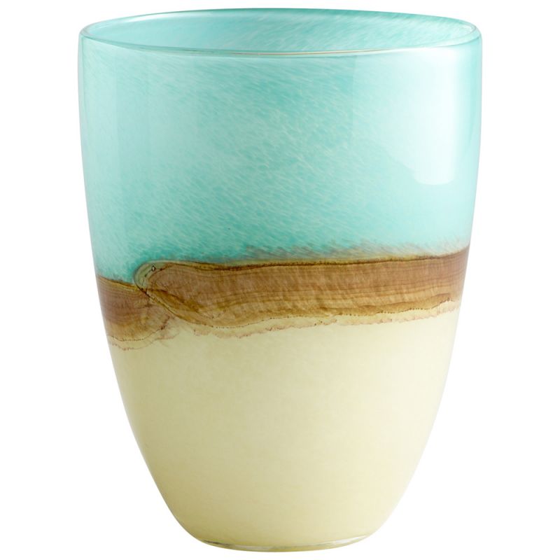 Cyan Design - Earth Vase in Turquoise - Medium - 05873