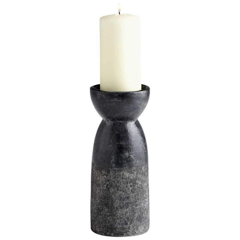 Cyan Design - Escalante Candleholder in Black - Large - 11016