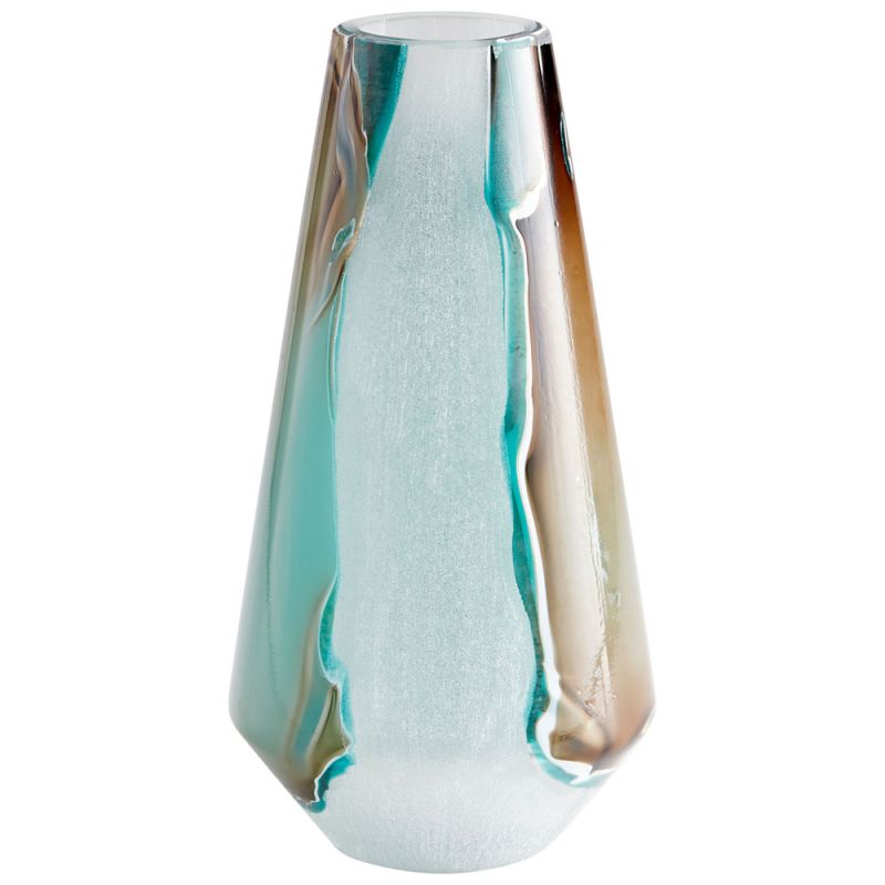 Cyan Design - Ferdinand Vase in Green and White - 10324