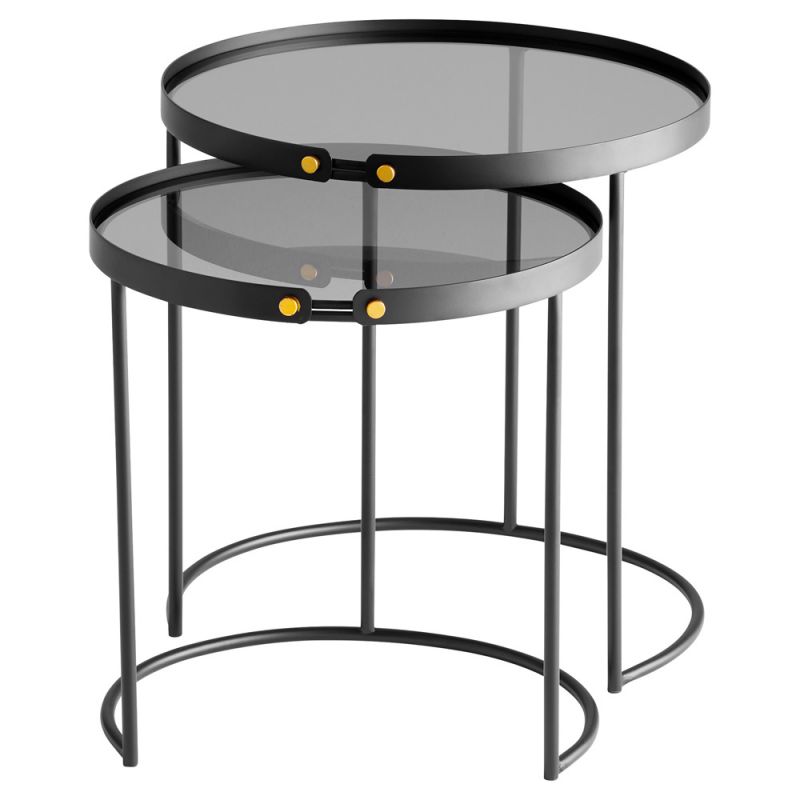 Cyan Design - Flat Bow Tie Tables in Graphite - 11225