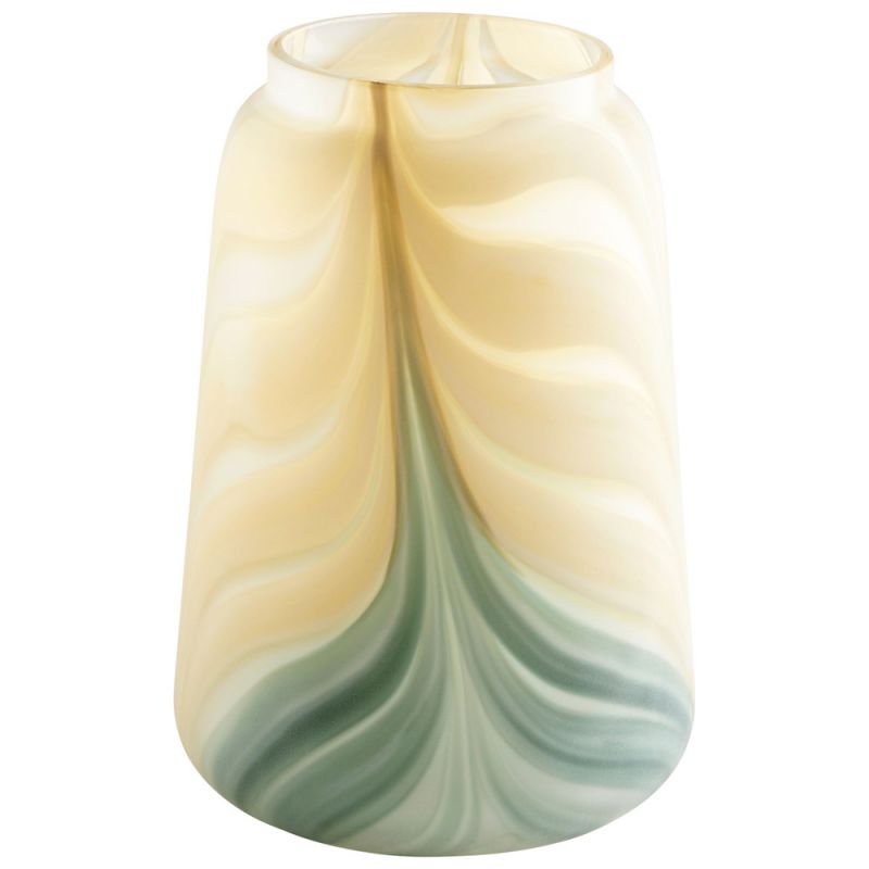 Cyan Design - Hearts Of Palm Vase in Yellow and Green - Medium - 09532