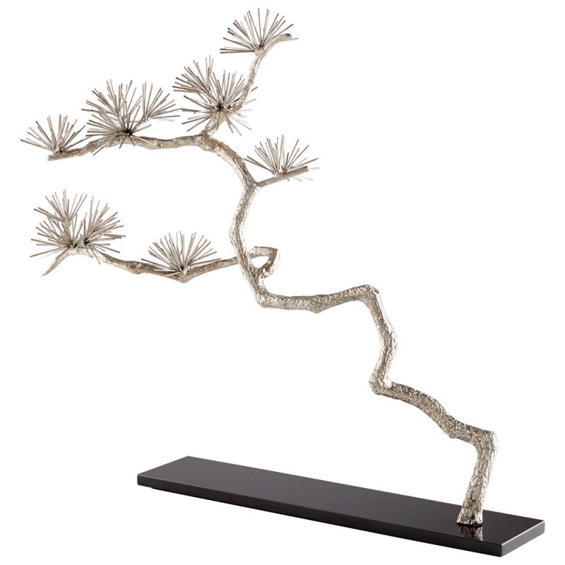 Cyan Design - Holly Tree Sculpture in Silver Leaf - 09584
