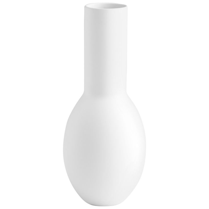 Cyan Design - Impressive Impression Vase in Matte White - Small - 10536