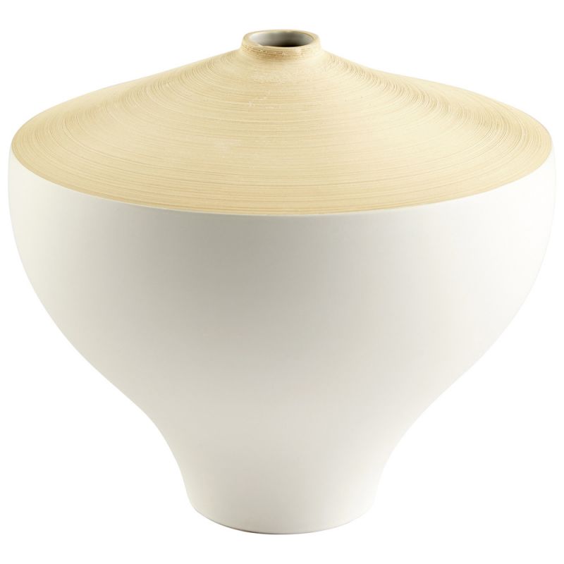 Cyan Design - Inez Vase in Matte White - Medium - 07439