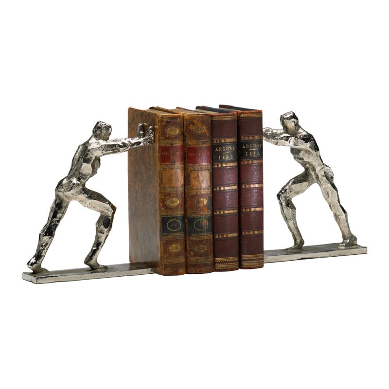 Cyan Design - Iron Man Bookends (Set of 2) in Silver - 02106