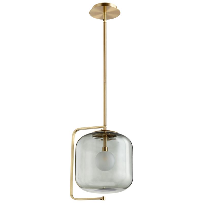 Cyan Design - Isotope Pendant in Aged Brass - 10552 - CLOSEOUT
