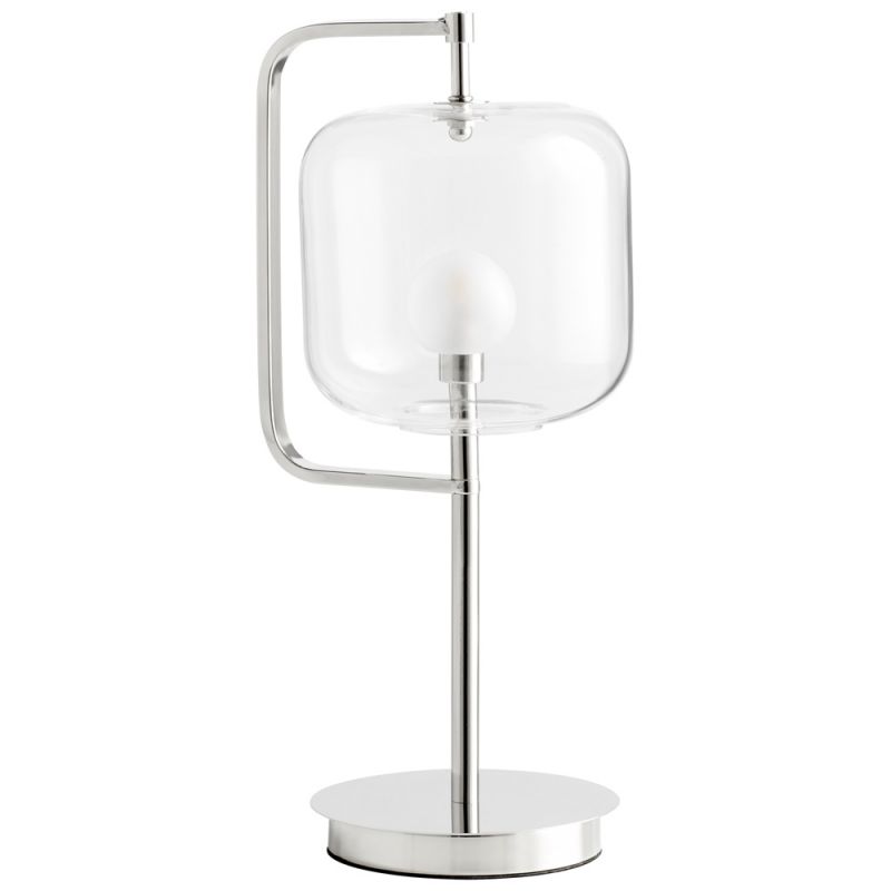 Cyan Design - Isotope Table Lamp in Polished Nickel - 10557