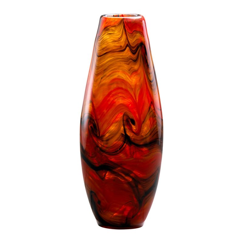 Cyan Design - Italian Vase in Caramel Swirl - Large - 04363