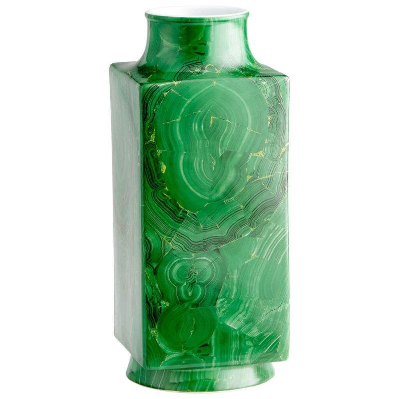 Cyan Design - Jaded Vase in Malachite - Large - 09871