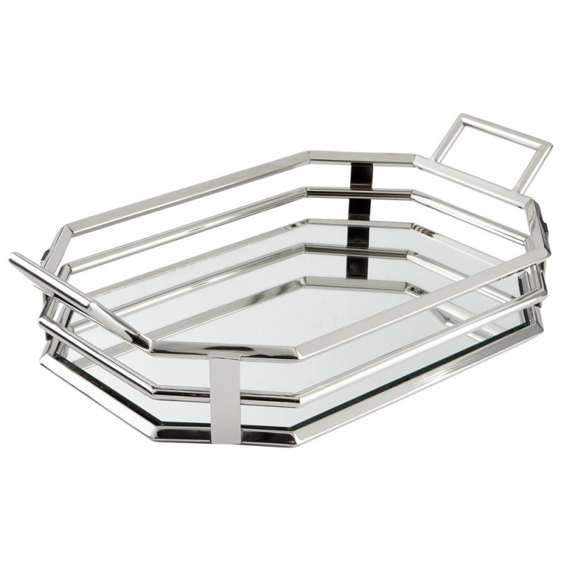 Cyan Design - Layers of Meaning Tray in Stainless Steel - 08265