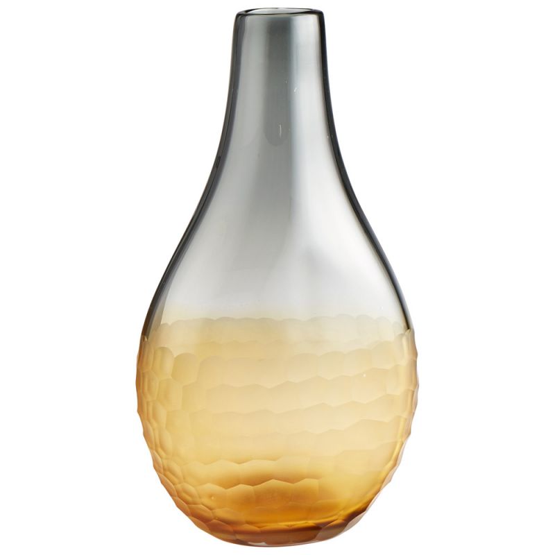 Cyan Design - Liliana Vase in Amber and Smoked - Large - 07854