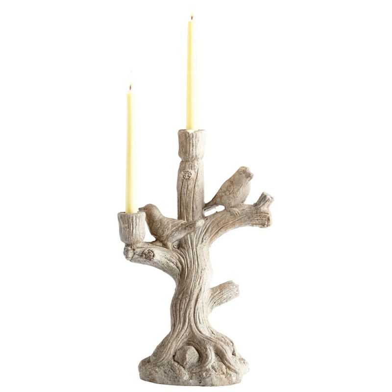 Cyan Design - Look Out Candleholder in Weathered Stone - 09020