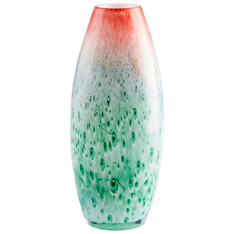Cyan Design - Macaw Vase in Red and Green - Small - 09464