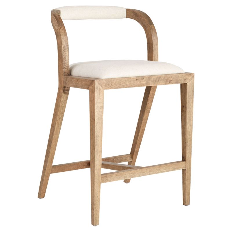 Cyan Design - Malone Stool in Cream - 11382