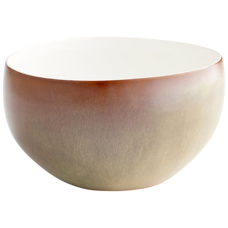 Cyan Design - Marbled Dreams Bowl in Olive Glaze - 10532
