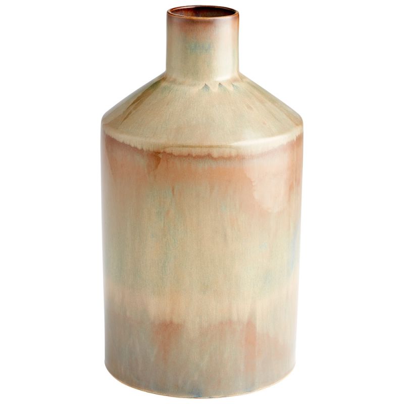 Cyan Design - Marbled Dreams Vase in Olive Glaze - Medium - 10535