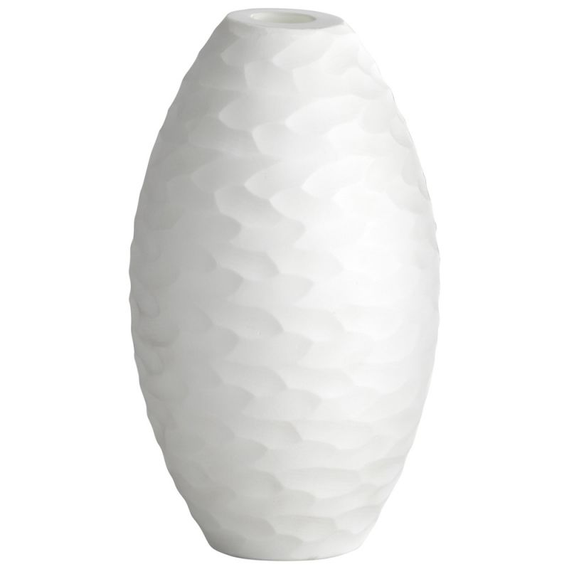 Cyan Design - Meringue Vase in White - Small - 07324