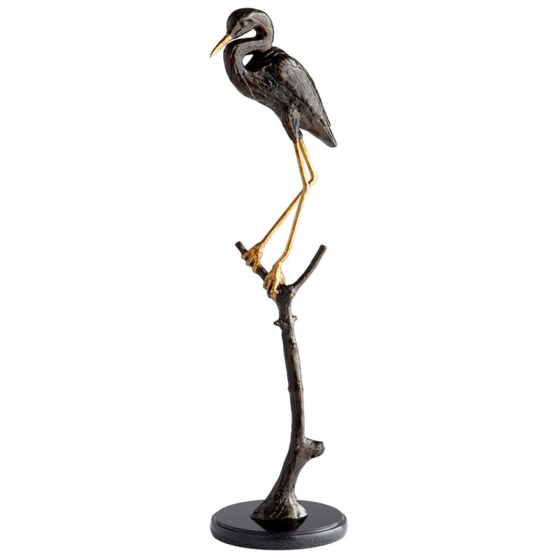Cyan Design - Midnight Avian Sculpture in Old World and Gold - 08835