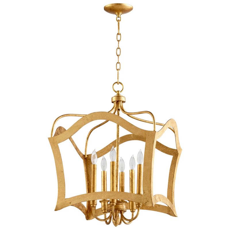 Cyan Design - Milan Pendant - 6-Light in Gold Leaf - Medium - 06584