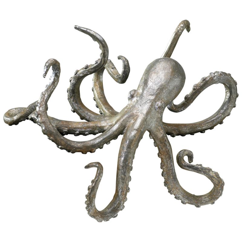 Cyan Design - Octopus Shelf Decor in Pewter - Medium - 02827