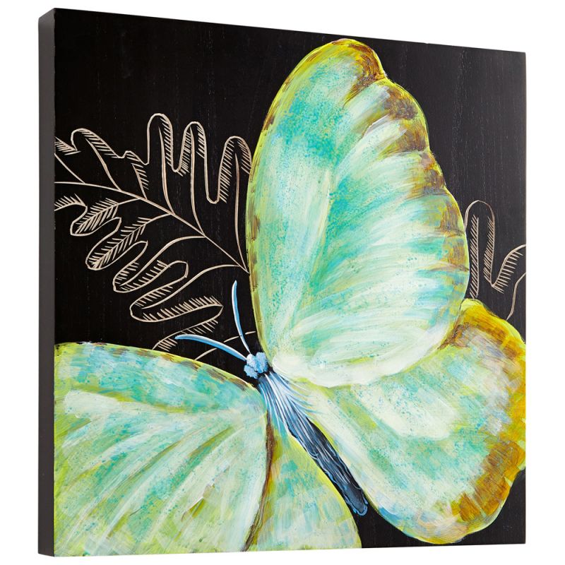 Cyan Design - Papillon Wall Art in Black and Blue - 07507 - CLOSEOUT