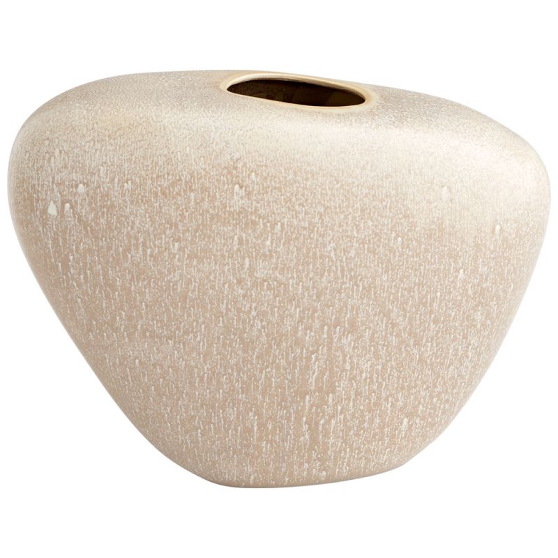Cyan Design - Pebble Vase in Olive Glaze - Medium - 10834