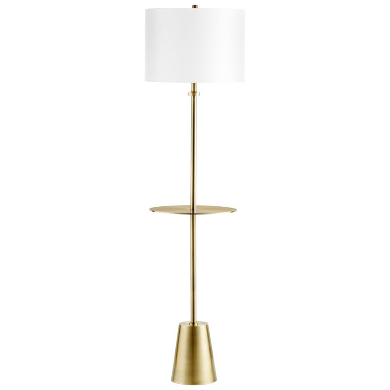 Cyan Design - Peplum Floor Lamp in Brass - 10950