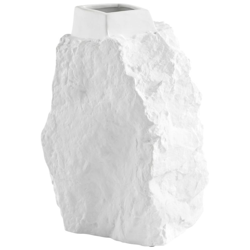 Cyan Design - Piedra Vase in White - 10944