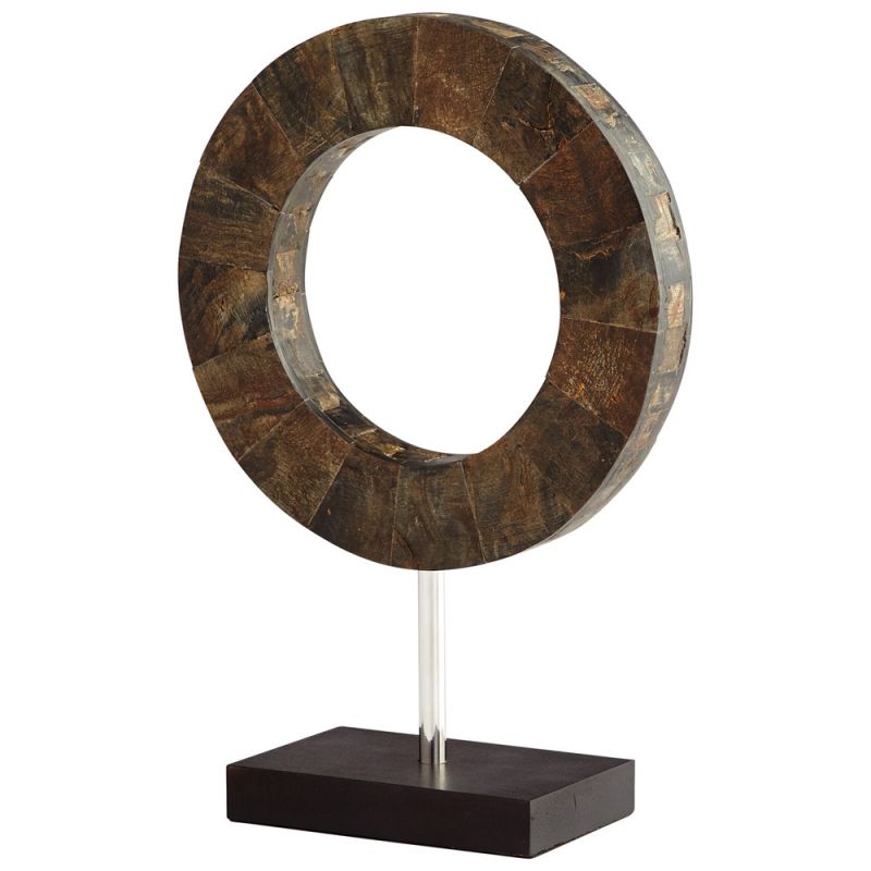 Cyan Design - Portal Sculpture in Brown and Stainless Steel - Small - 07216