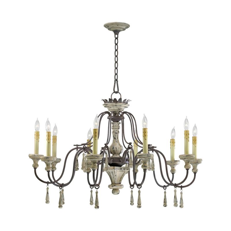 Cyan Design - Provence Chandelier 10-Light in Carriage House - 6513-10-43