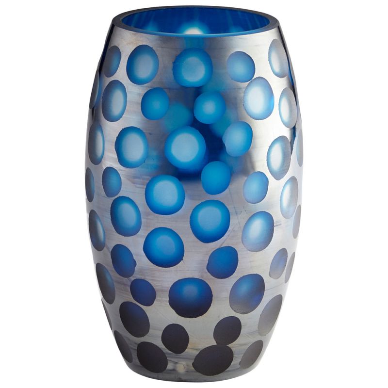 Cyan Design - Quest Vase in Blue - Medium - 09460