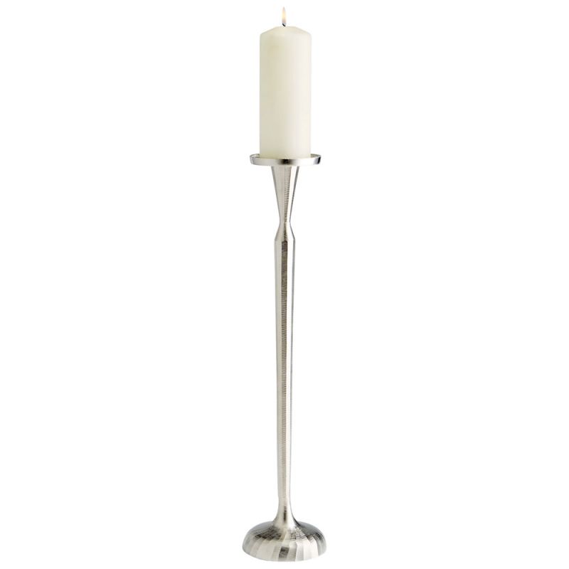 Cyan Design - Reveri Candleholder in Nickel - Large - 10203