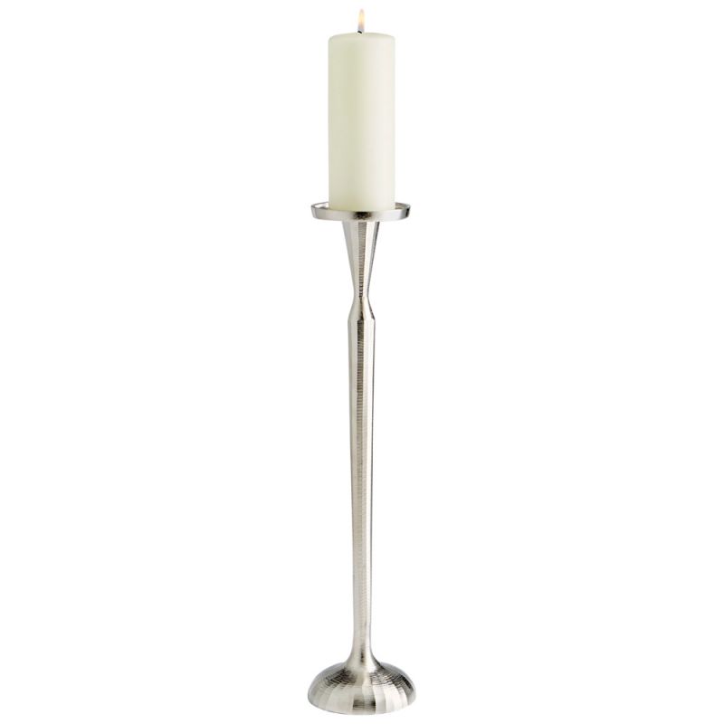 Cyan Design - Reveri Candleholder in Nickel - Medium - 10202