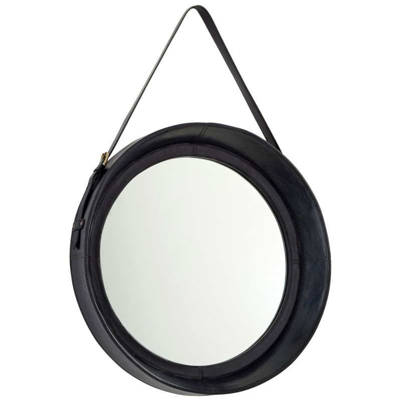 Cyan Design - Round Venster Mirror in Blue - Large - 10717