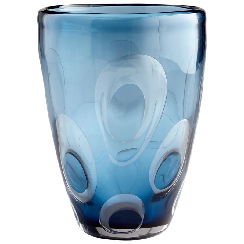 Cyan Design - Royale Vase in Blue - Large - 07269