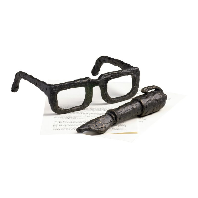Cyan Design - Sculptured Spectacles in Old World - Small - 03070