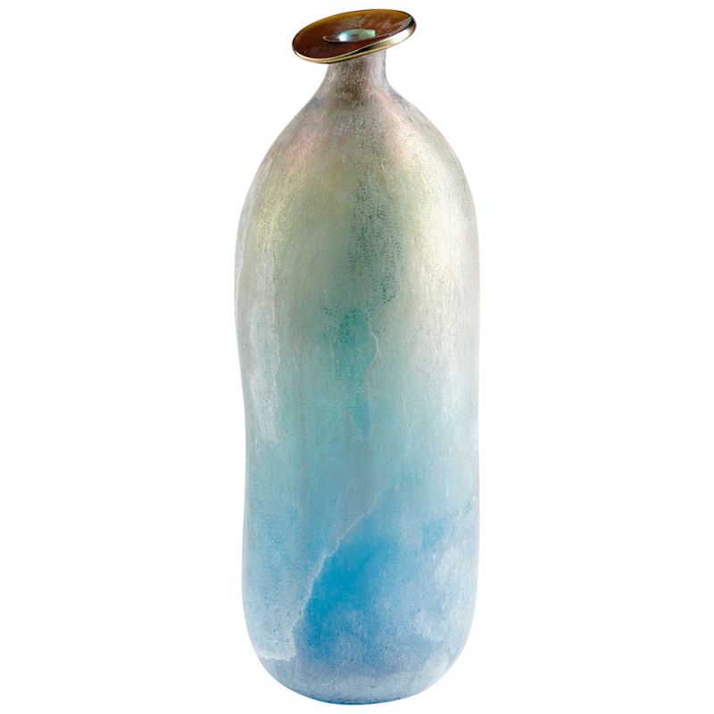 Cyan Design - Sea Of Dreams Vase in Turquoise and Scavo - Large - 10437