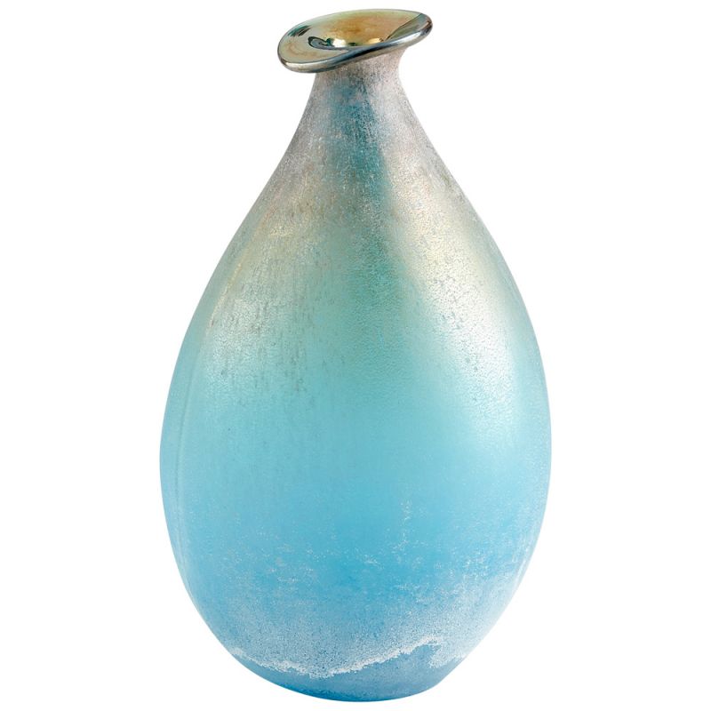 Cyan Design - Sea Of Dreams Vase in Turquoise and Scavo - Medium - 10438