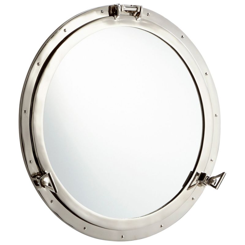 Cyan Design - Seeworthy Mirror in Nickel - Large - 08947