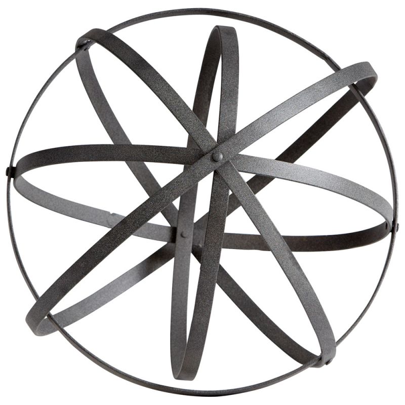 Cyan Design - Sphere in Rustic Gray - Small - 05653