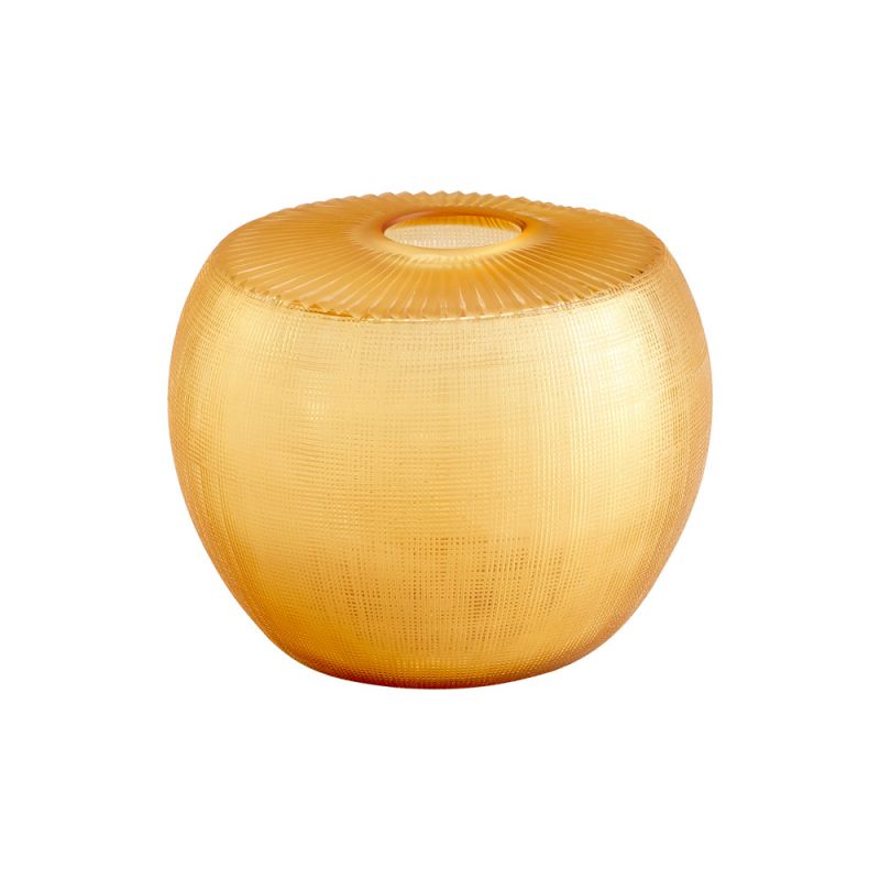 Cyan Design - Sun Flower Vase in Amber - Small - 10458